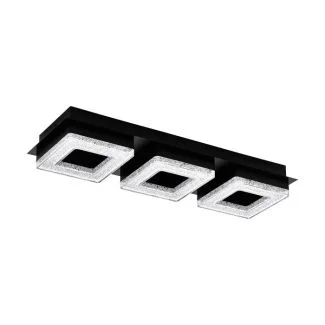 EGLO 99325 LAMPA FRADELO 1 OPRAWA ŚCIENNA / SUFITOWA LED-WL/DL/3 SCHWARZ/KRISTALL FRADELO 1