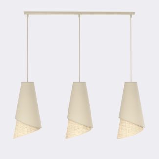 EMIBIG 1620/3 MODA 3 MO RATTAN LAMPA WISZĄCA