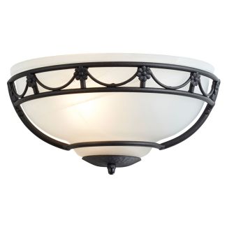 ELSTEAD CARISBROOKE CB/WU BLACK Wall Uplighter