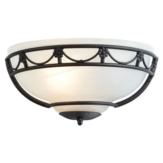 ELSTEAD CARISBROOKE CB/WU BLACK Wall Uplighter
