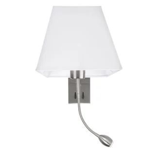 Luces Exclusivas CACERES LE42280 LAMPA ŚCIENNA nikiel