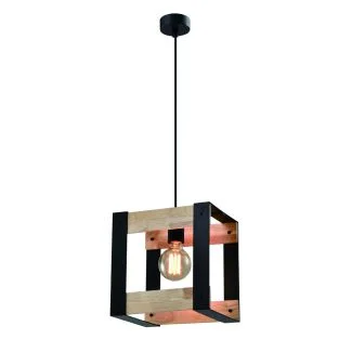 CANDELLUX 31-78513 VARNA LAMPA WISZĄCA CZARNY 1X40W E27 KLOSZ CZARNY