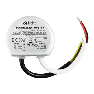 MILAGRO EKZAS0235 ZASILACZ MONTAZOWY 15W IP67