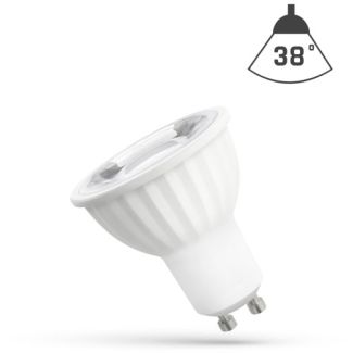 SPECTRUMLED 14091 Żarówka LED GU10 230V 4W SMD 45st CW z soczewką SPECTRUM