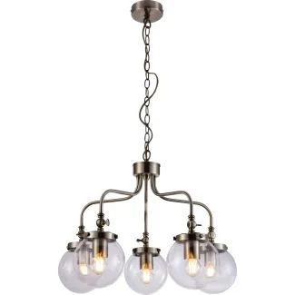 CANDELLUX 35-70876 BALLET LAMPA WISZĄCA 5X40W E27 PATYNOWY