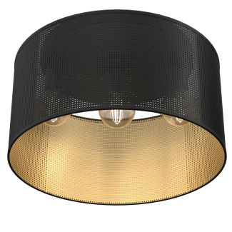 LUMINEX 5247 oprawa sufitowa Loft shade plafon czarny złoty