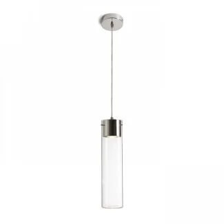 RENDL R11756 GARNISH wisząca szkło przezroczyste/chrom 230V GU10 9W