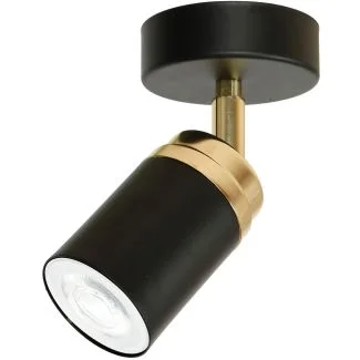 LUMINEX 5163 spot Reno black/gold 1