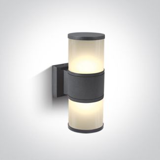 ONE LIGHT 67098/AN Lauria K2 lampa ogrodowa antracyt 2x20W E27 IP54