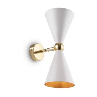 MAYTONI MOD108WL-02WG Modern New Series 108 Wall Lamp White with Gold