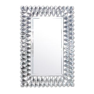 Artehome HJA18264 Lustro prostokątne nowoczesne zdobiona rama Napoli 67/97 cm