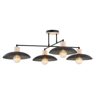 EMIBIG 1318/4 LAMPA SUFITOWA KOBE 4 BLACK