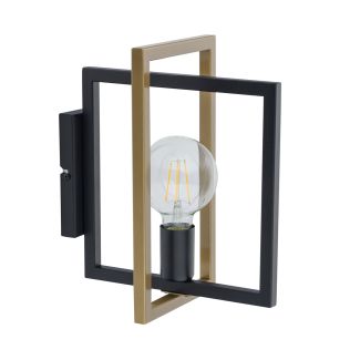 SIGMA 32238 EDEN kinkiet czarny/złoty