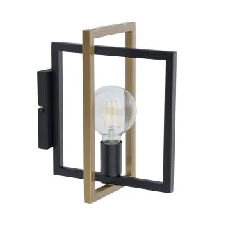 SIGMA 32238 EDEN kinkiet czarny/złoty