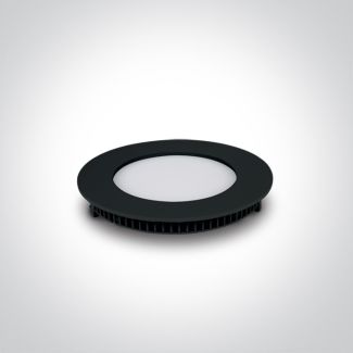 ONE LIGHT 10108FA/B/C Fokas 2 wąski czarny downlight LED IP40 4000K 8W