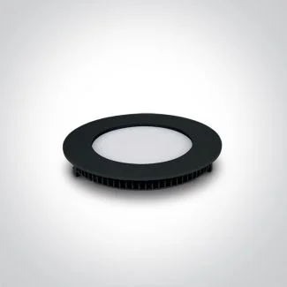 ONE LIGHT 10108FA/B/C Fokas 2 wąski czarny downlight LED IP40 4000K 8W