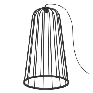ANTIGO Lampa stojąca ogrodowa no. moon A - Czarna (1000 mm) 9418