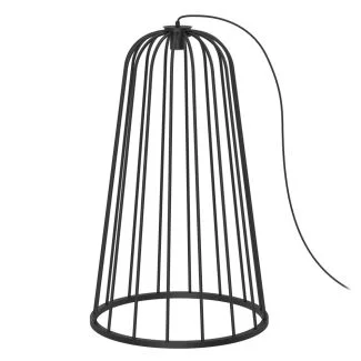 ANTIGO Lampa stojąca ogrodowa no. moon A - Czarna (1000 mm) 9418