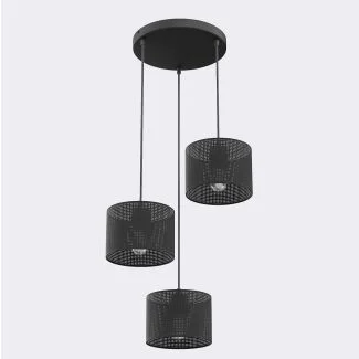 EMIBIG 1670/3PREM LUX 3 BLACK PREM LAMPA WISZĄCA