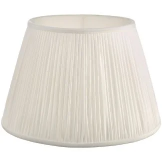 DAR ULY1615 ULYANA PLEATED SHADE 40CM IVORY