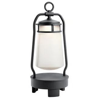 ELSTEAD Lyndon KL-LYNDON-BT-A-BK Portable Bluetooth Speaker Lantern - UK Plug