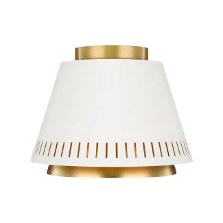 ELSTEAD Carter FE-CARTER-F-MW 1 Light Flush Light - Matte White