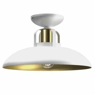 MILAGRO MLP7703 LAMPA SUFITOWA FELIX WHITE/GOLD 1XE27