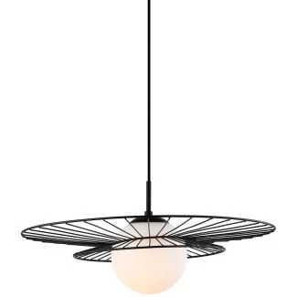 ITALUX Alison MDM-4001/1 BK lampa wisząca