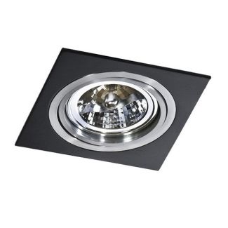AZZARDO GM2101-BK-ALU / AZ0769 Siro 1 (black/aluminium) Lampa wpuszczane