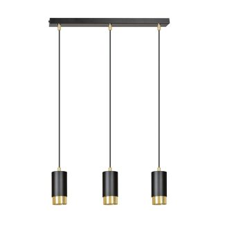 EMIBIG 817/3 LAMPA WISZĄCA FUMIKO 3 BL/GOLD
