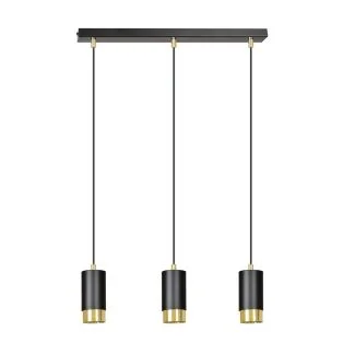 EMIBIG 817/3 LAMPA WISZĄCA FUMIKO 3 BL/GOLD