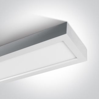 ONE LIGHT 62140RF/W/W Megkla biały plafon LED IP40 3000K 40W