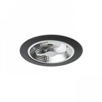 RENDL R12636 KELLY LED DIMM wpuszczana czarna 230V LED 15W 45° 3000K