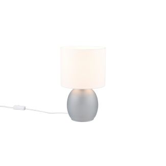 TRIO VELA 517900111 LAMPA STOŁOWA szary i odcienie szarości