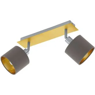 EGLO 97537 BALKEN/2 NICKEL-M/MS/CAPPUCCINOVALBIANO