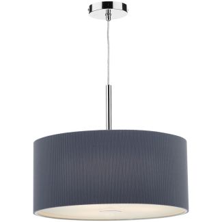 DAR ZAR1739 ZARAGOZA 3LT PENDANT 60CM GREY