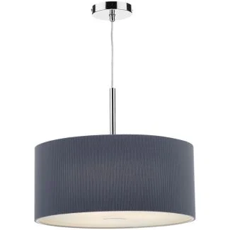 DAR ZAR1739 ZARAGOZA 3LT PENDANT 60CM GREY