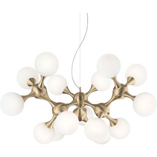 IDEAL LUX NODI SP15 SATIN BRASS - MOSIĄDZ SATYNOWY 241012