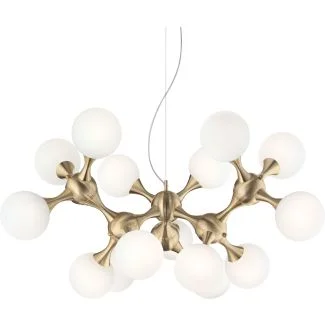 IDEAL LUX NODI SP15 SATIN BRASS - MOSIĄDZ SATYNOWY 241012