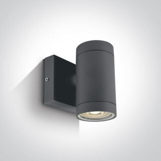 ONE LIGHT 67130E/AN Lido K1 zewnętrzny cylinder ścienny antracyt 35W MR16 GU10