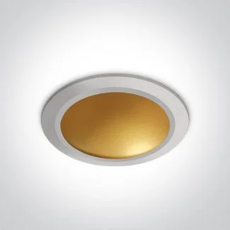 ONE LIGHT 10116FD/W/BS Nata 2 downlight biały-mosiądz LED 3000K 16W dark light