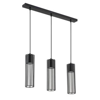 SIGMA 33453 FOBIA 3 lampa wisząca prosty czarny