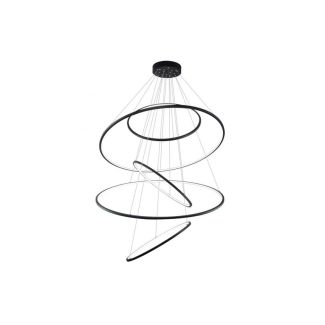 AZZARDO AZ3137 WHEEL XXL BLACK DECORATIVE LAMP
