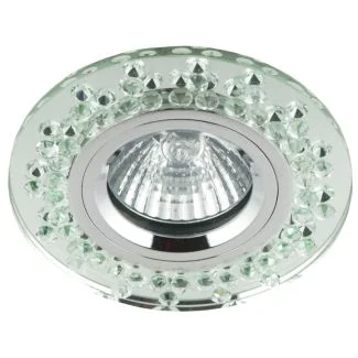 CANDELLUX 2249998 SS-17 CH/TR MR16 CHROM OPR. STROP. STAŁA OKRĄGŁA SZKŁO TRANSPERENTNE