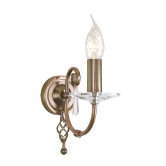 ELSTEAD AEGEAN AG1 AGED BRASS 1Lt Wall Light