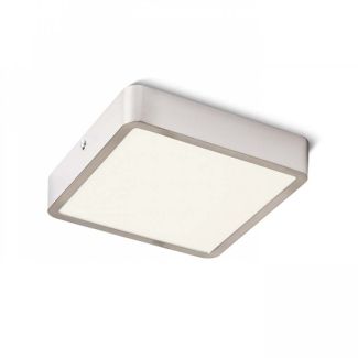 RENDL R12813 HUE SQ 17 sufitowa nikiel mat 230V LED 18W 3000K