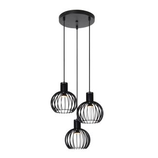 LUCIDE MIKAELA 73400/13/30 LAMPA WISZĄCA czarny