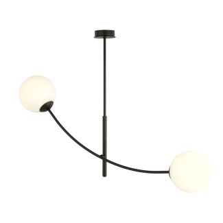 EMIBIG 1102/2 LAMPA SUFITOWA HUNTER 2 BLACK/OPAL