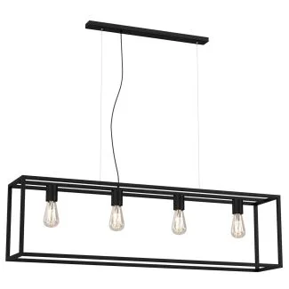LUMINEX 6695 oprawa sufitowa Frame plafon czarny