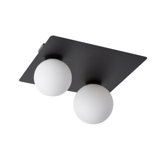 SIGMA 33276 ARGON 2 prostokąt czarny plafon